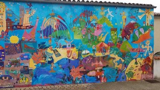 La fresque de l’école