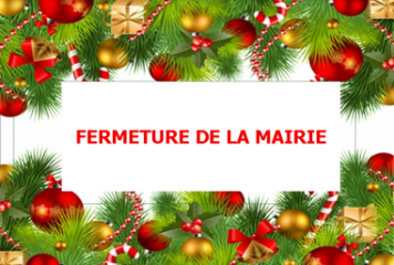 Fermeture des services municipaux