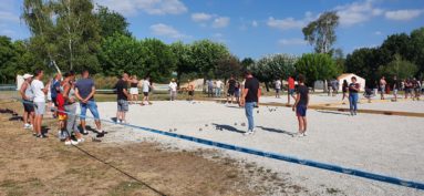 1er concours de pétanque organisé par La Boule Lidonnaise