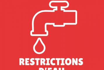 Restrictions d’eau à partir du 17 juillet 2025