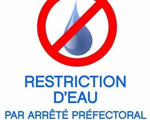 RESTRICTION D’EAU