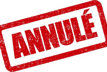 ANNULATION DU FEU D’ARTIFICE